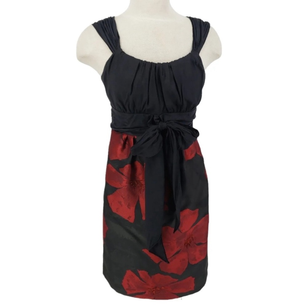 MSSP Max Studio Specialty Products Dress, size 12 slate grey and dark pink